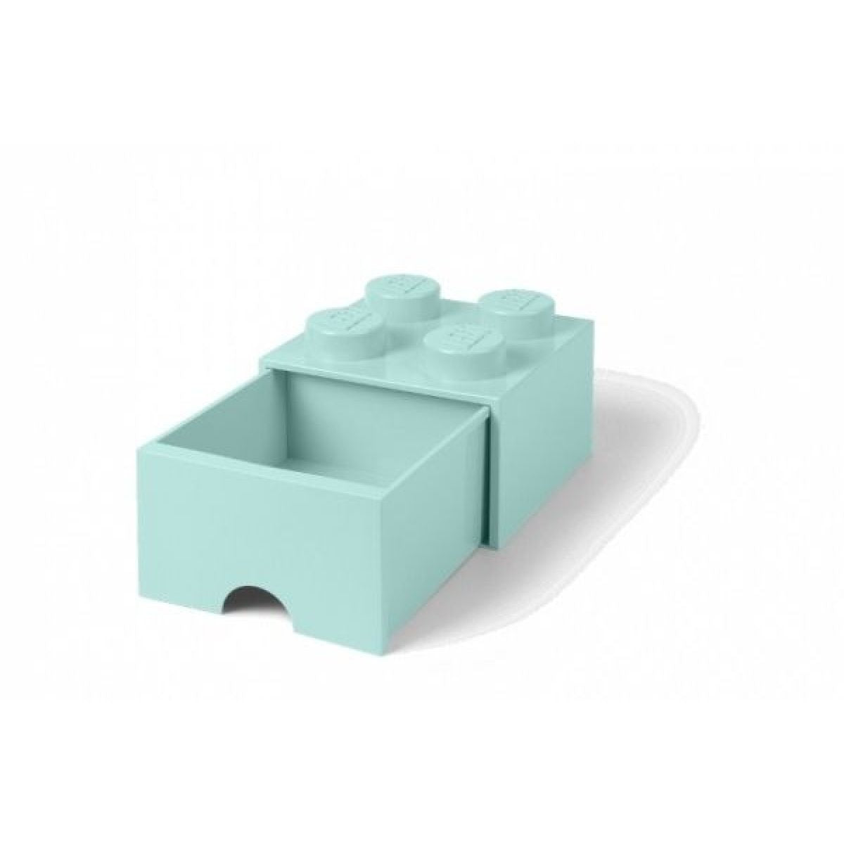LEGO® úložný box 4 s šuplíkem 25 x 25 x 18 cm aqua