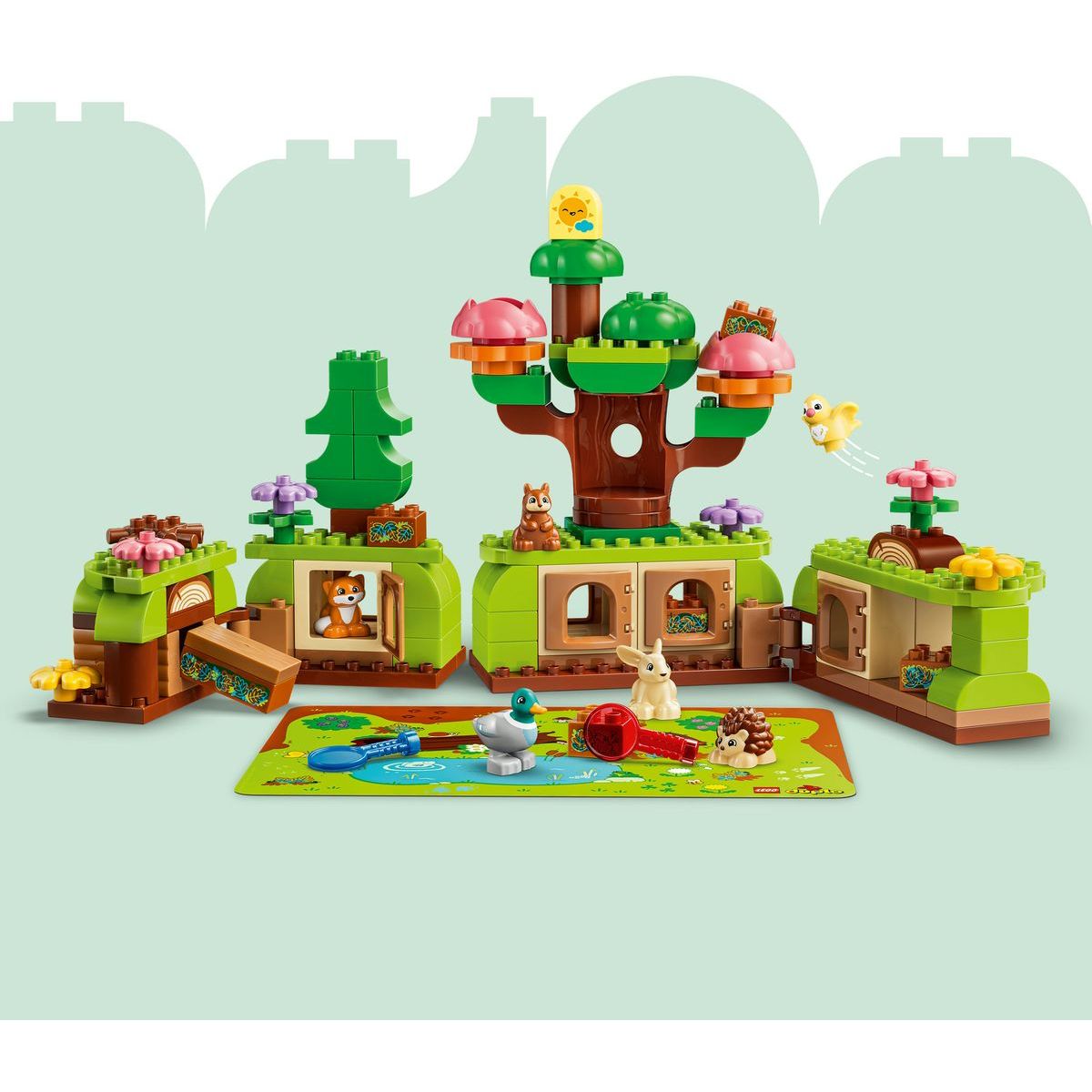 LEGO® DUPLO® 10480 Les plný objevů a divokých zvířátek