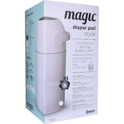 Magic Koš na pleny White
