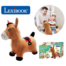 Lexibook Nafukovací plyšový skákací kůň