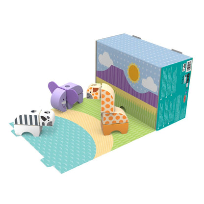 Melissa & Doug blockables stavebnice safari hrací sada