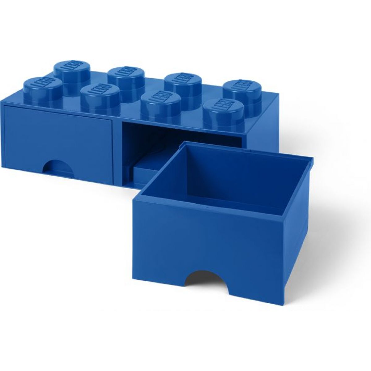 LEGO® Úložný box 8 s šuplíky 25 x 50 x 18 cm - modrá