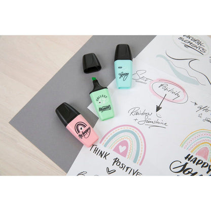 Zvýrazňovač STABILO BOSS MINI Pastellove 2.0 6 ks sada