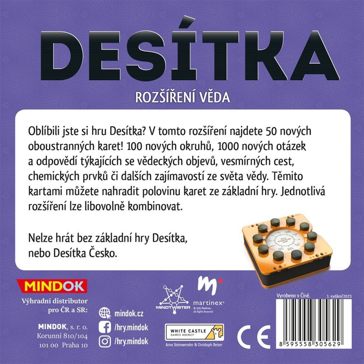 Mindok Desítka: rozšíření věda