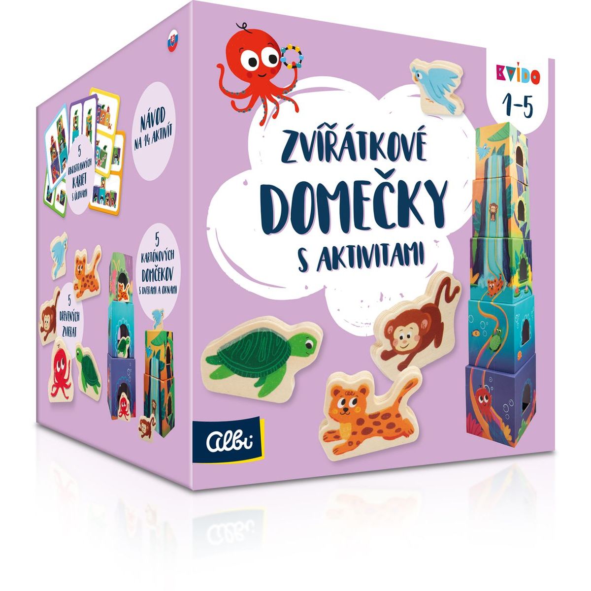 Albi Kvído - Zvířátkové domečky s aktivitami