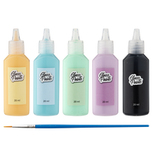 Craft Creative Barvy na sklo + štětec 5x20 ml