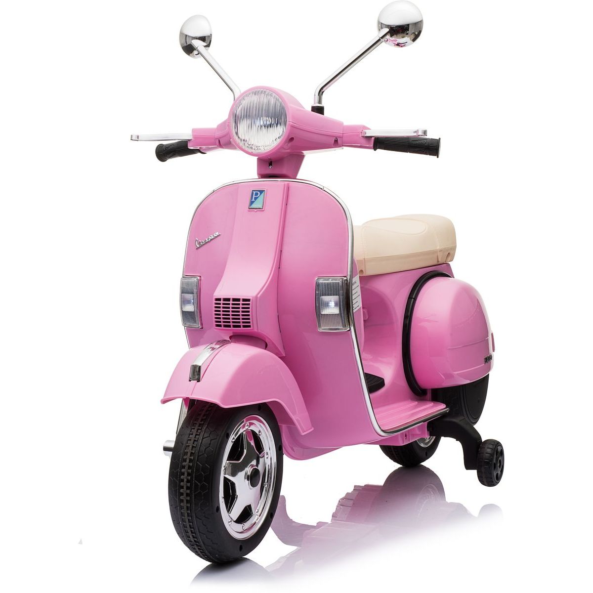 Dětský elektrický skútr Vespa PX150 růžový