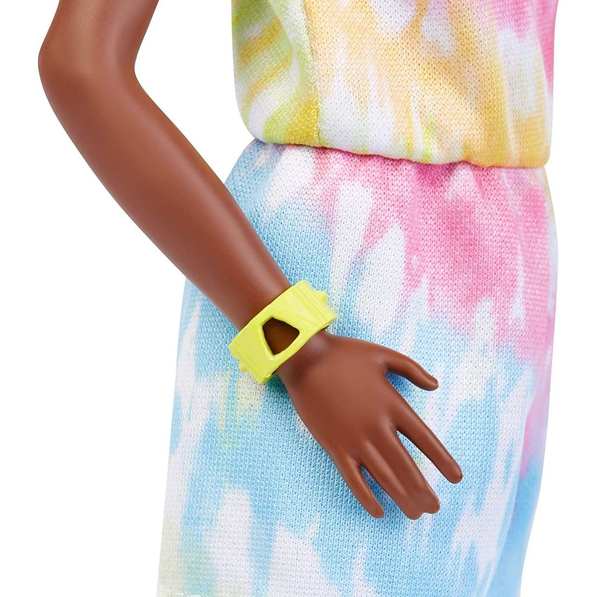 Barbie modelka 30 cm - batikovaný krátký overal
