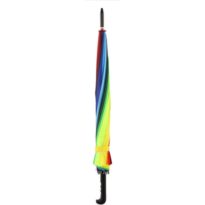 Deštník vystřelovací duhový 78 cm