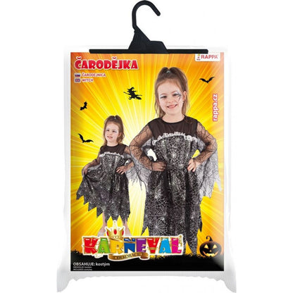 Rappa Karnevalový kostým čarodějnice halloween vel. S