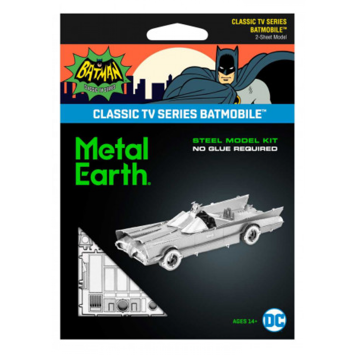 Metal Earth 3D Puzzle Batman Clasic Batmobile 24 dílků