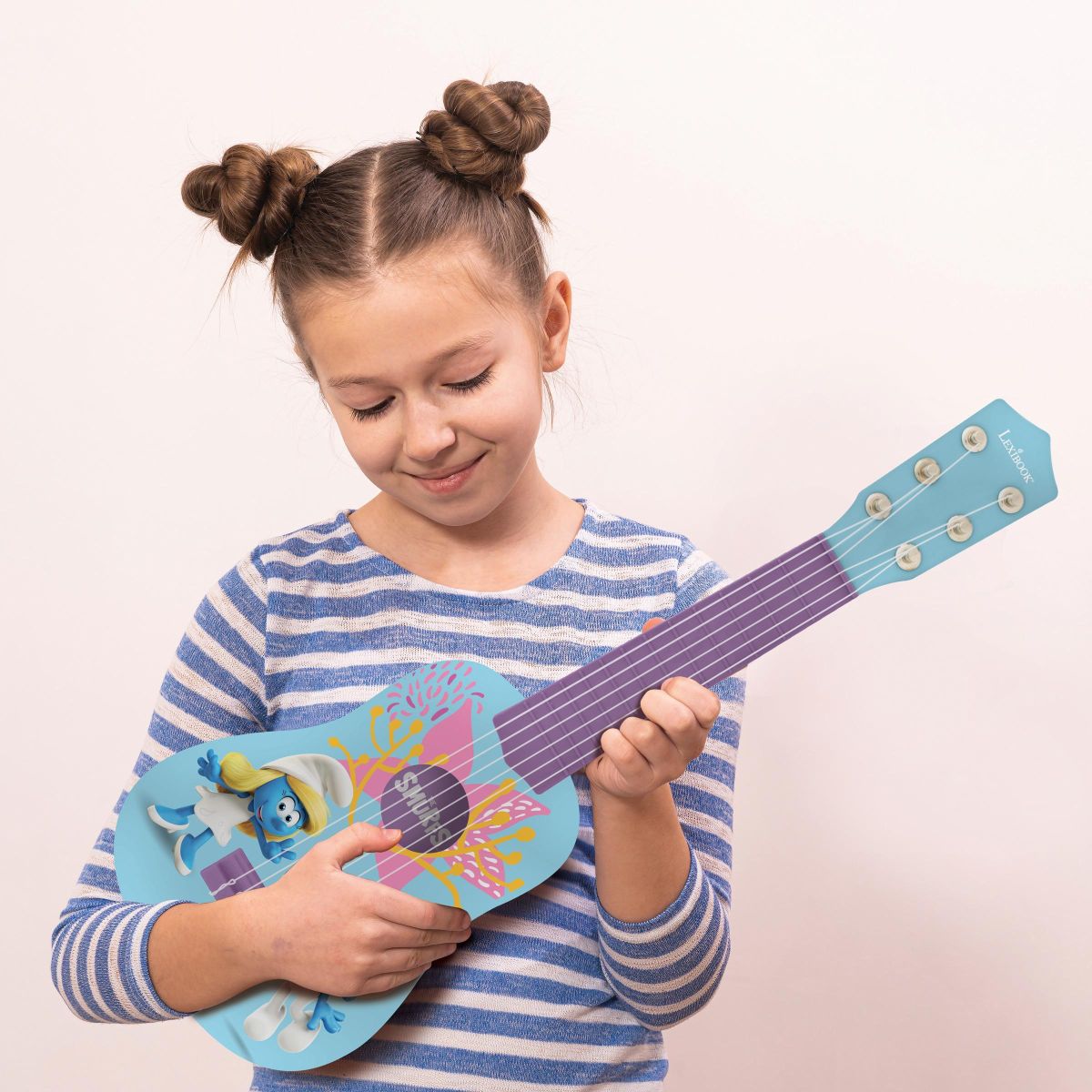 Lexibook Moje první kytara Šmoulové 53 cm