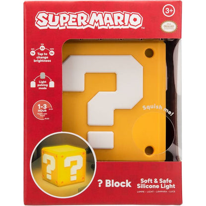 Paladone Super Mario Světlo SquishyGlo Question blok