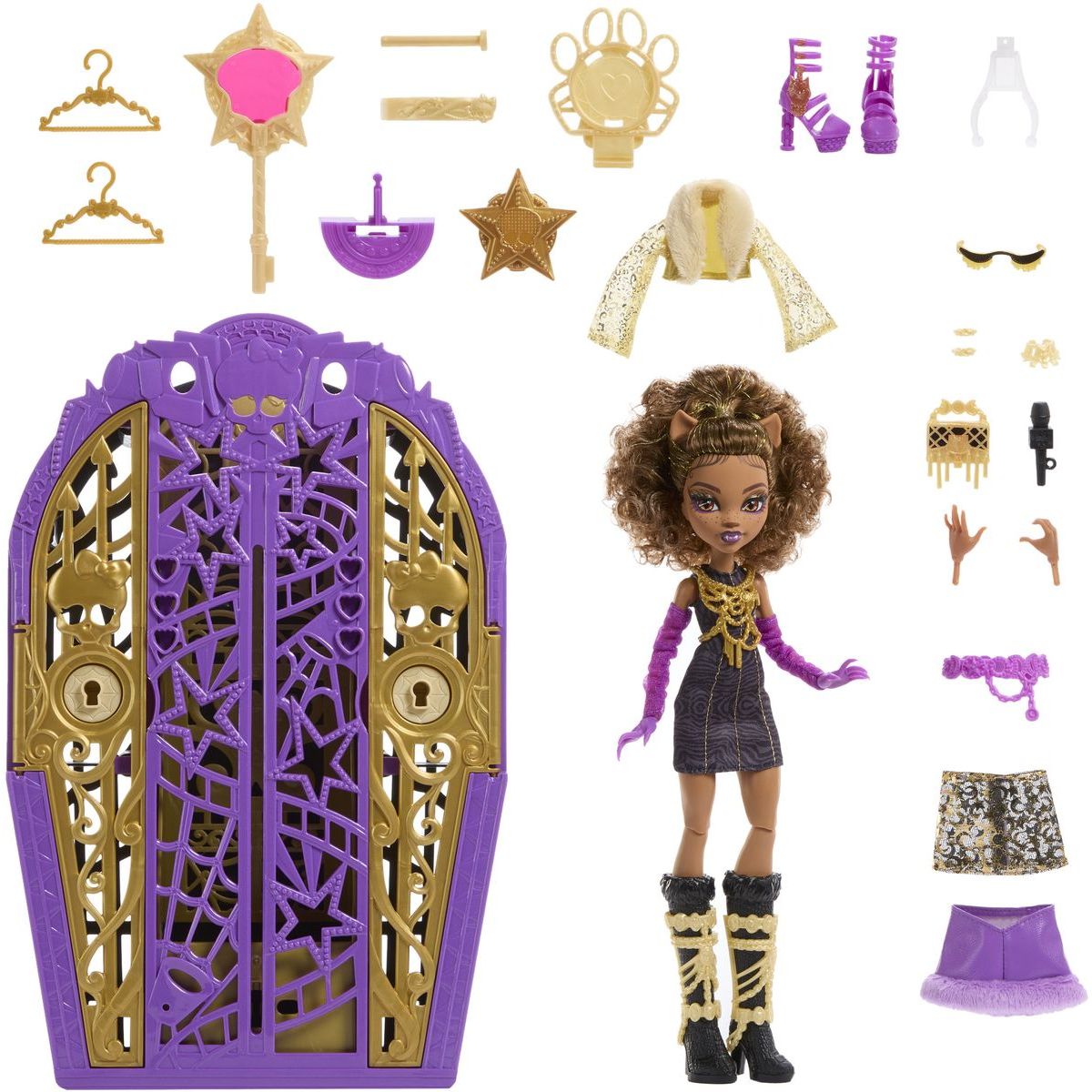 Monster High skulltimate secrets hauntlywood mysteries panenka Clawdeen Wolf