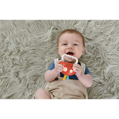 Fisher Price kousátko a chrastítko muchomůrka