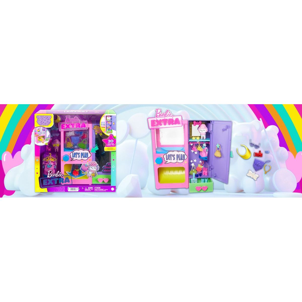 Barbie Extra módní automat pro panenku 30 cm
