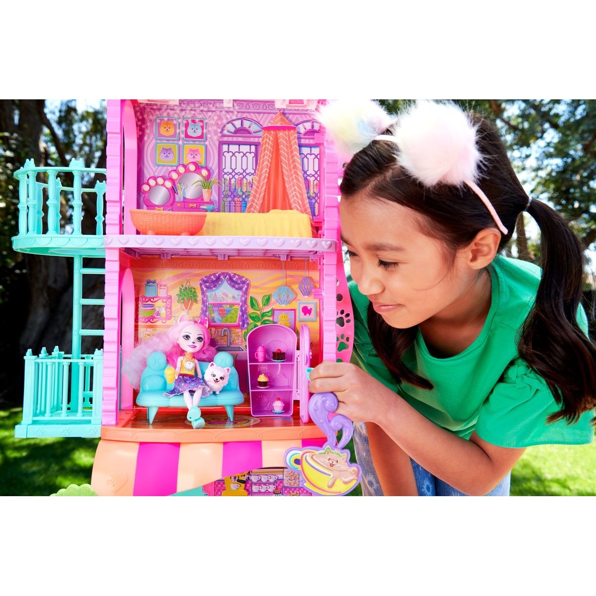 Mattel Enchantimals byteček ve městě