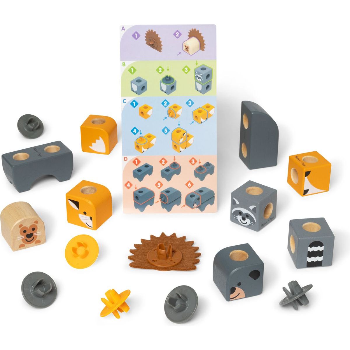 Melissa & Doug blockables stavebnice divočina