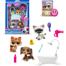 Littlest Pet Shop Salon krásy Sada 3 figurek (jezevčík, siamská kočka, pomeranian)