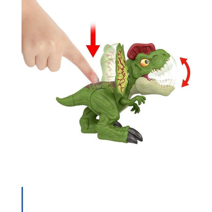 Mattel Jurassic world vystřelující Dilophosaurus se zvuky