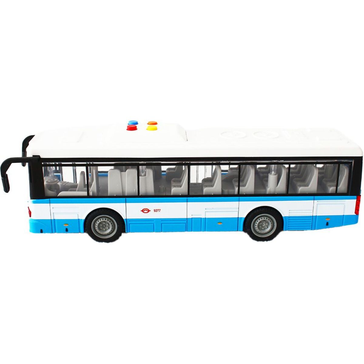 Sparkys Městský autobus na setrvačník s osvětlením a zvukem - modrý
