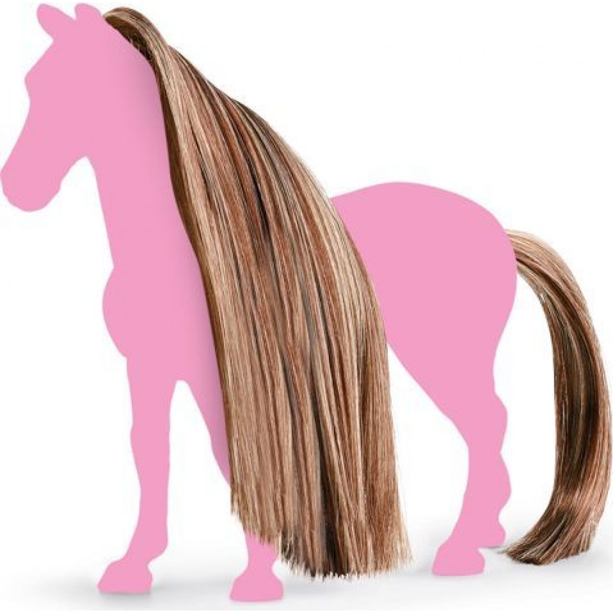 Schleich 42653 Hnědozlatavé doplňky na ocas a hřívu