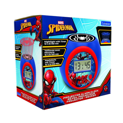Lexibook Budík Spiderman se stropním projektorem