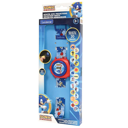 Lexibook Digitální promítací hodinky Sonic s 20 obrázky