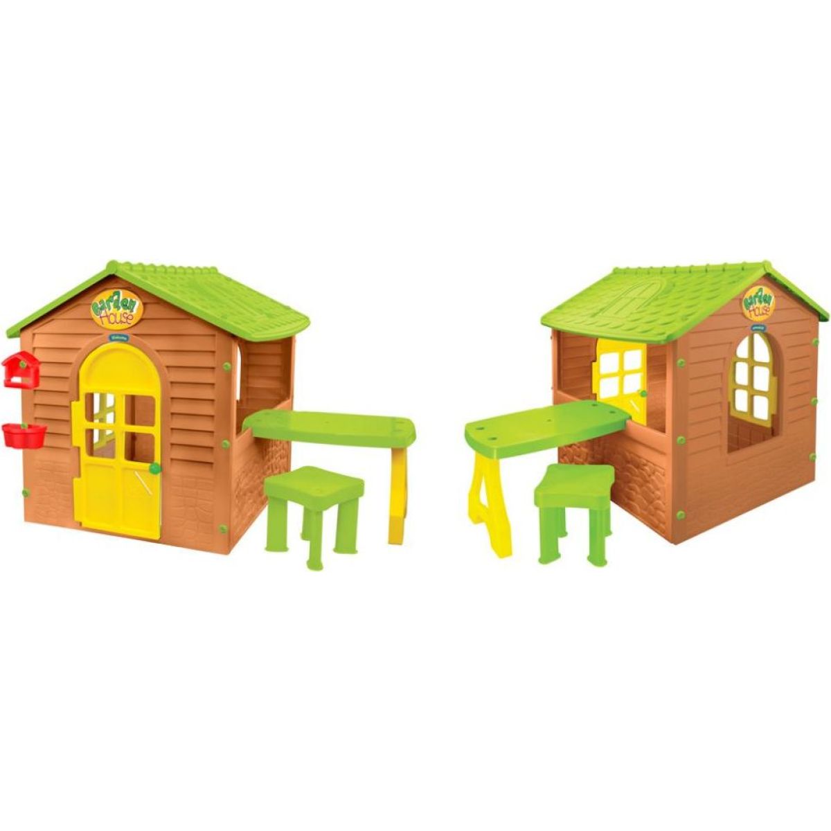 Mochtoys Zahradní domek se stolečkem a stoličkou - Poškozený obal