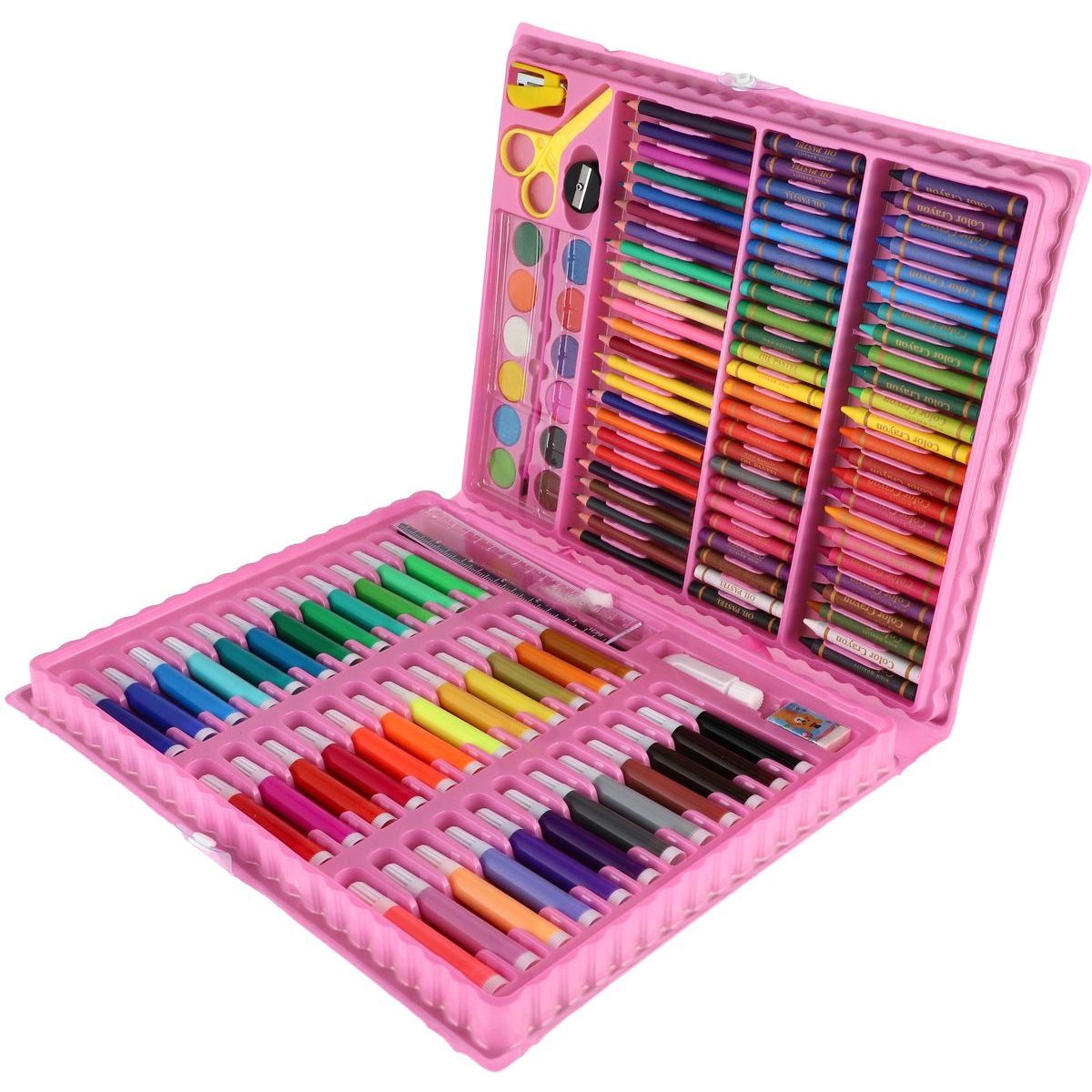 Teddies Sada na malování - Art box kreativní sada s jednorožcem 160ks v plastovém kufříku 34x27x3,5cm