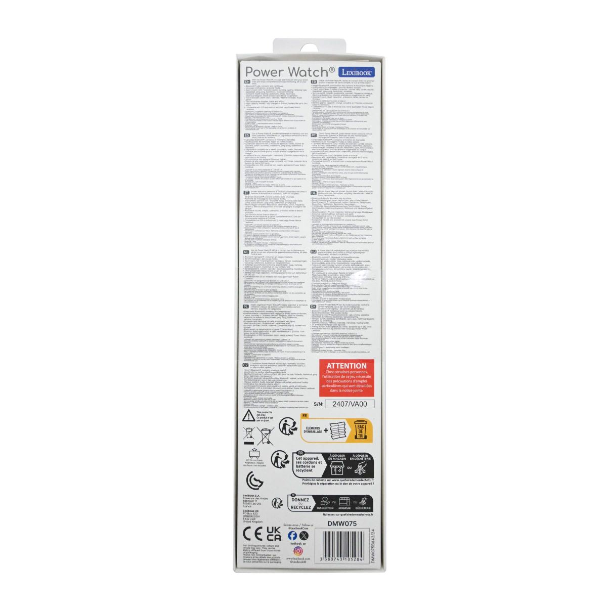 Lexibook Chytré hodinky s bluetooth