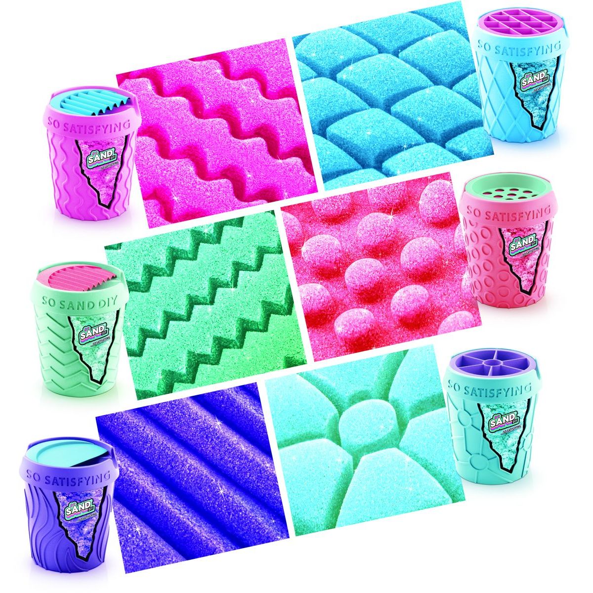 So Sand kouzelný písek 2pack zelený s oranžovým