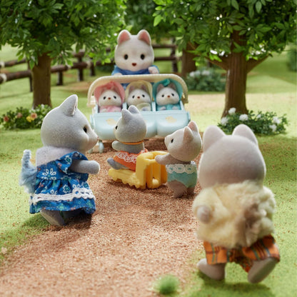 Sylvanian Families Tandemové kolo pro Husky sourozence