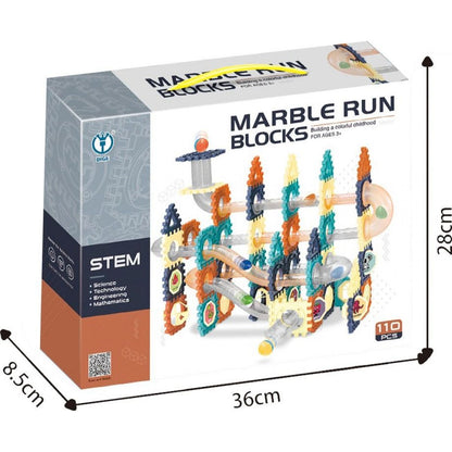 Alltoys Kuličkodráha Marble Run Blocks 110 ks
