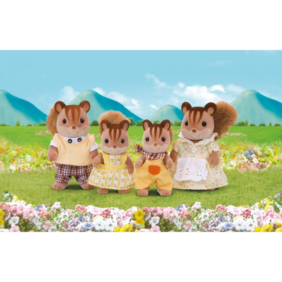 Sylvanian Families Rodinka hnědých veverek