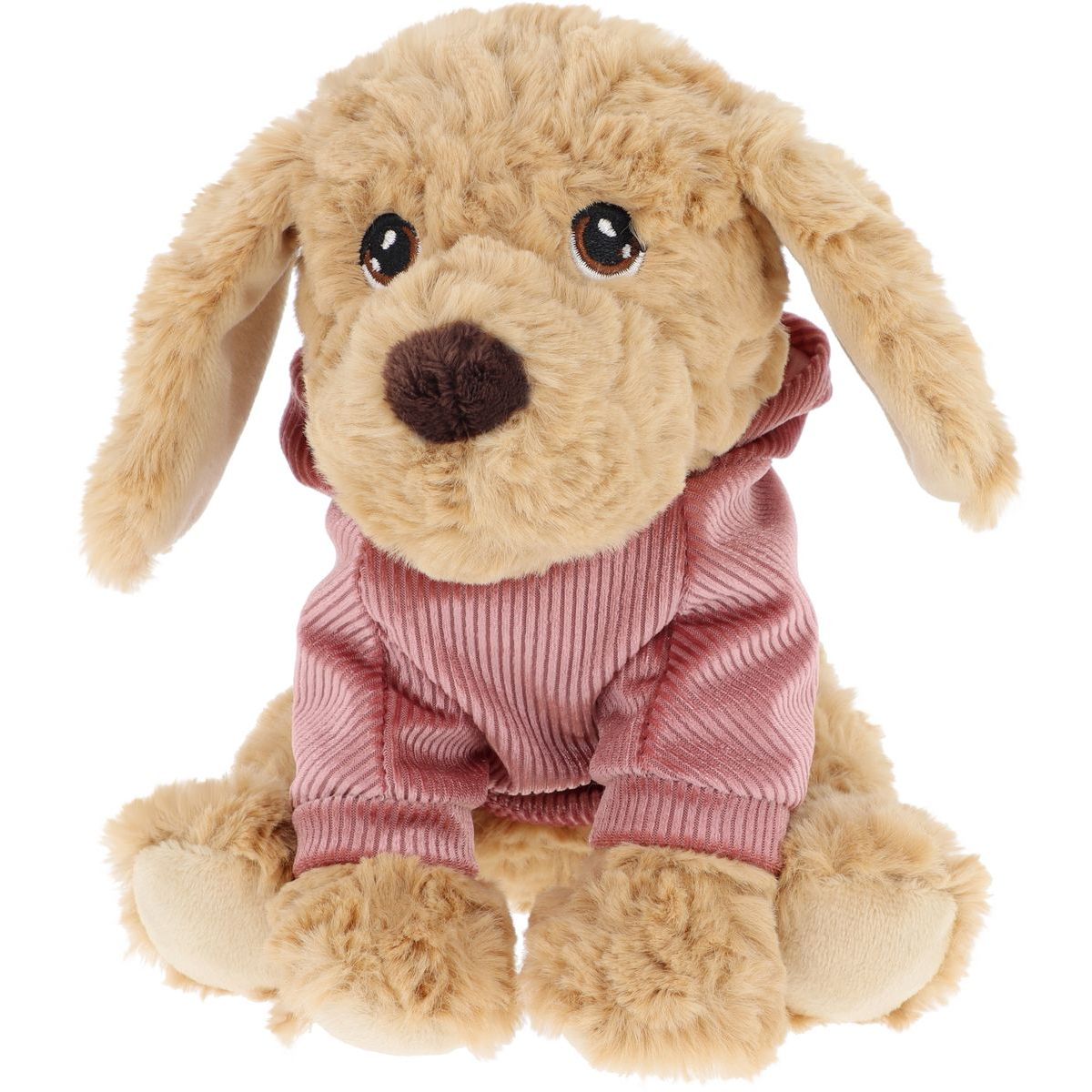 KEEL TOYS Keeleco Štěně v mikině 18 cm béžový