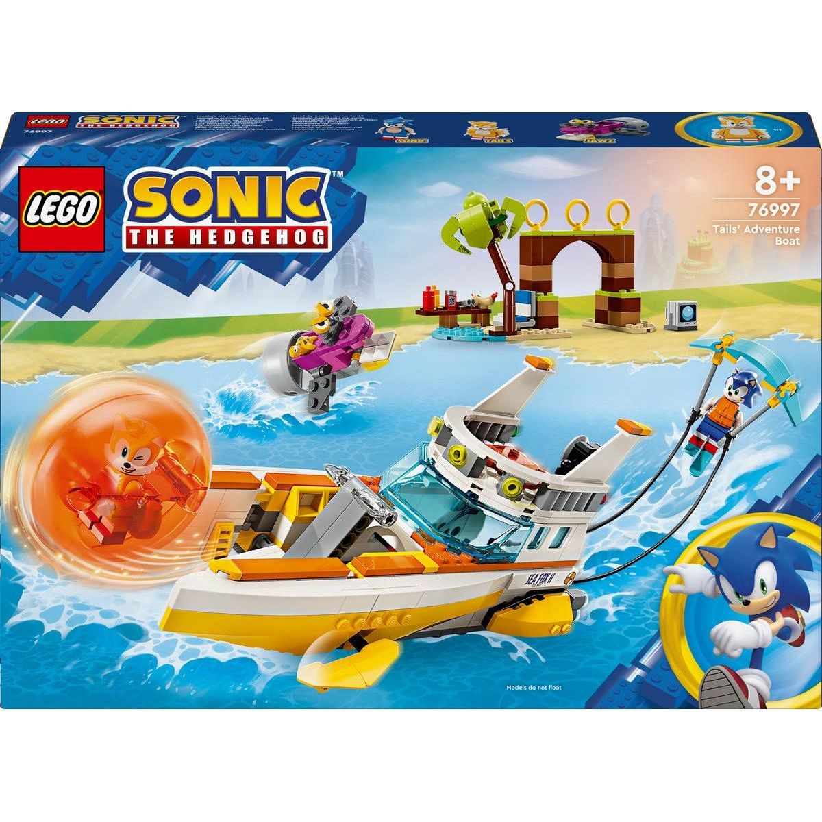 LEGO® Sonic The Hedgehog™ 76997 Tails a jeho dobrodružný člun