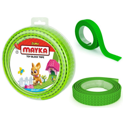 Mayka stavebnicová páska velká 2m světle zelená
