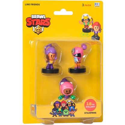 Figurky Brawl Stars 3 pack série 1 s razítky