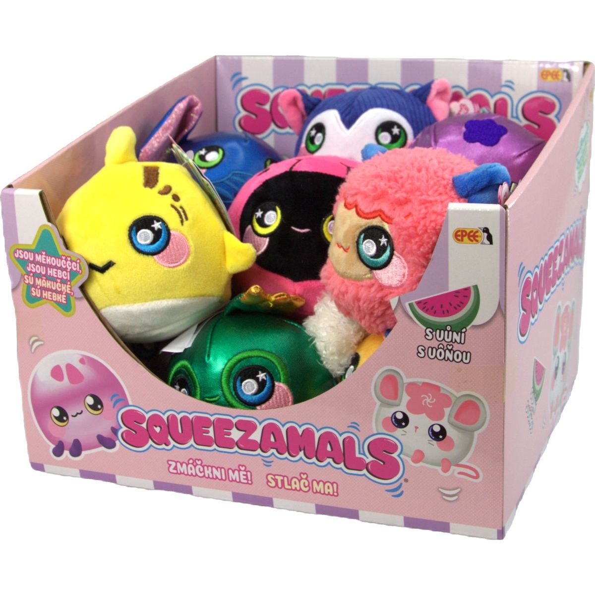 Squeezamals Plyš 9 cm Série 5 pejsek