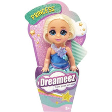 Funville Dreameez mini princezna v kornoutku blond vlásky a modré šaty