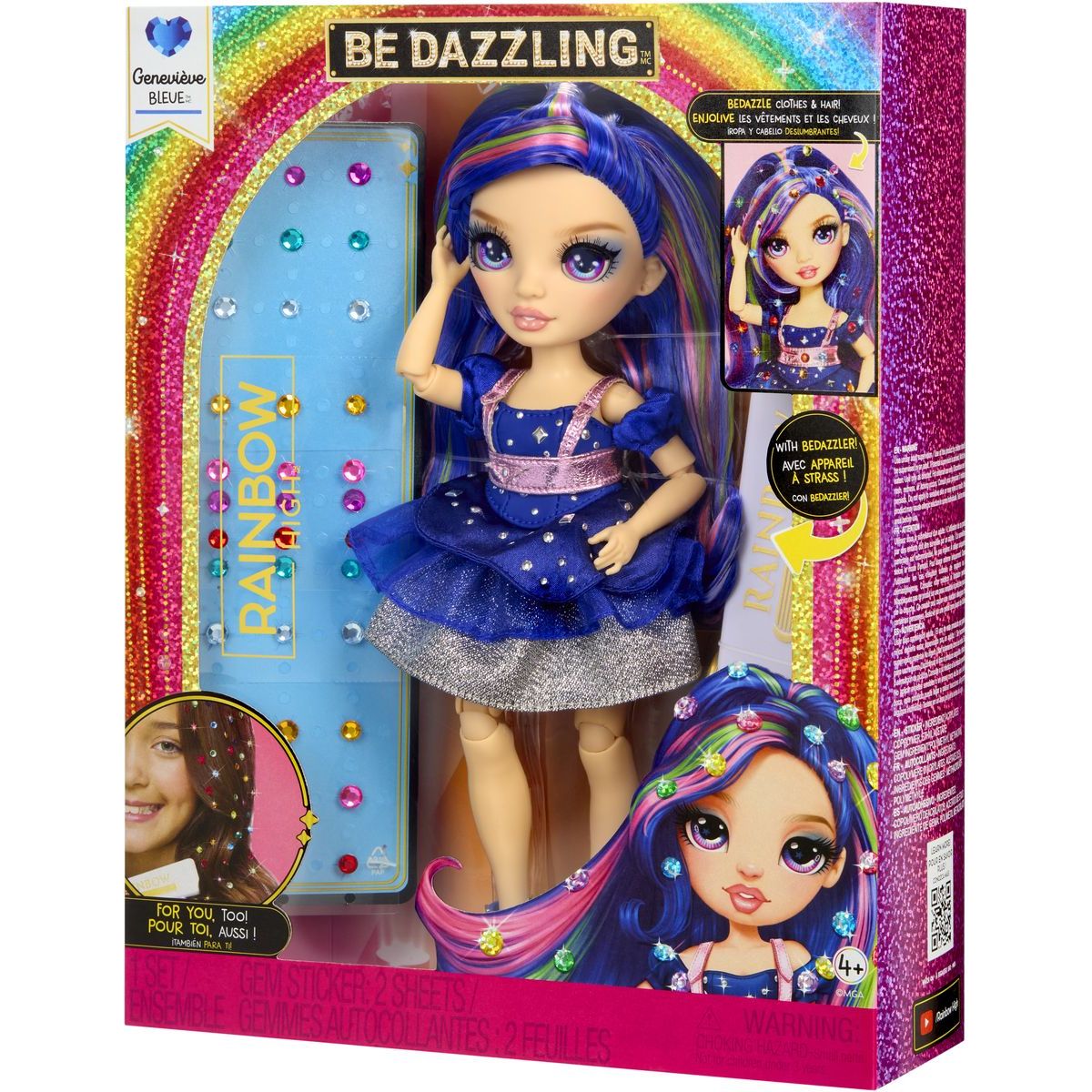 Rainbow High Be Dazzling Fashion panenka - Genevieve Bleue (Blue)