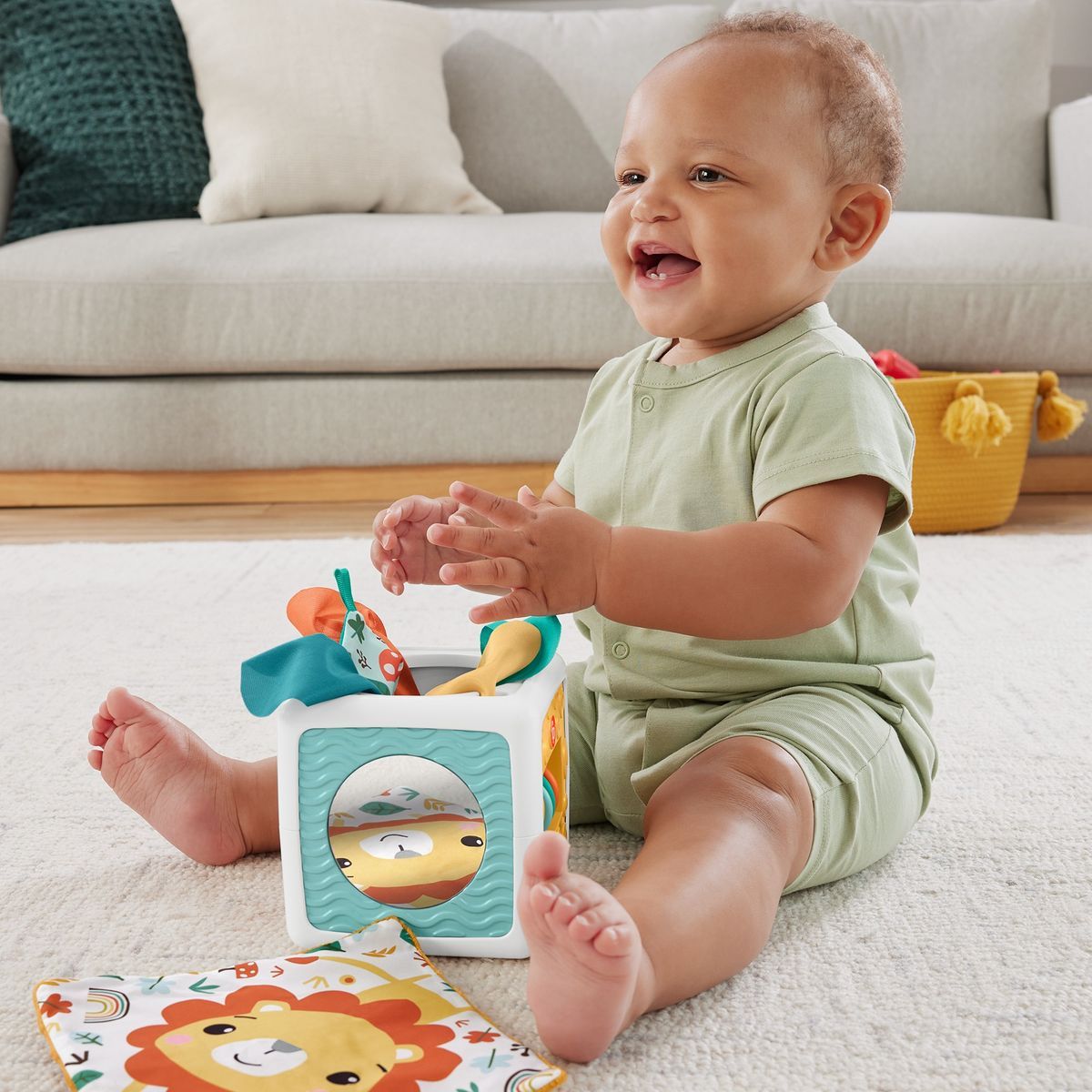 Fisher-Price zábavná krabička na kapesníky