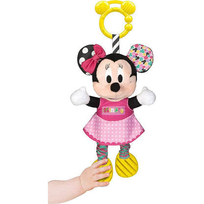Clementoni Baby Minnie plyšová se zvuky a úchytem 25cm