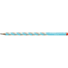 Tenká ergonomická grafitová tužka pro praváky STABILO EASYgraph S modrá 2 ks HB
