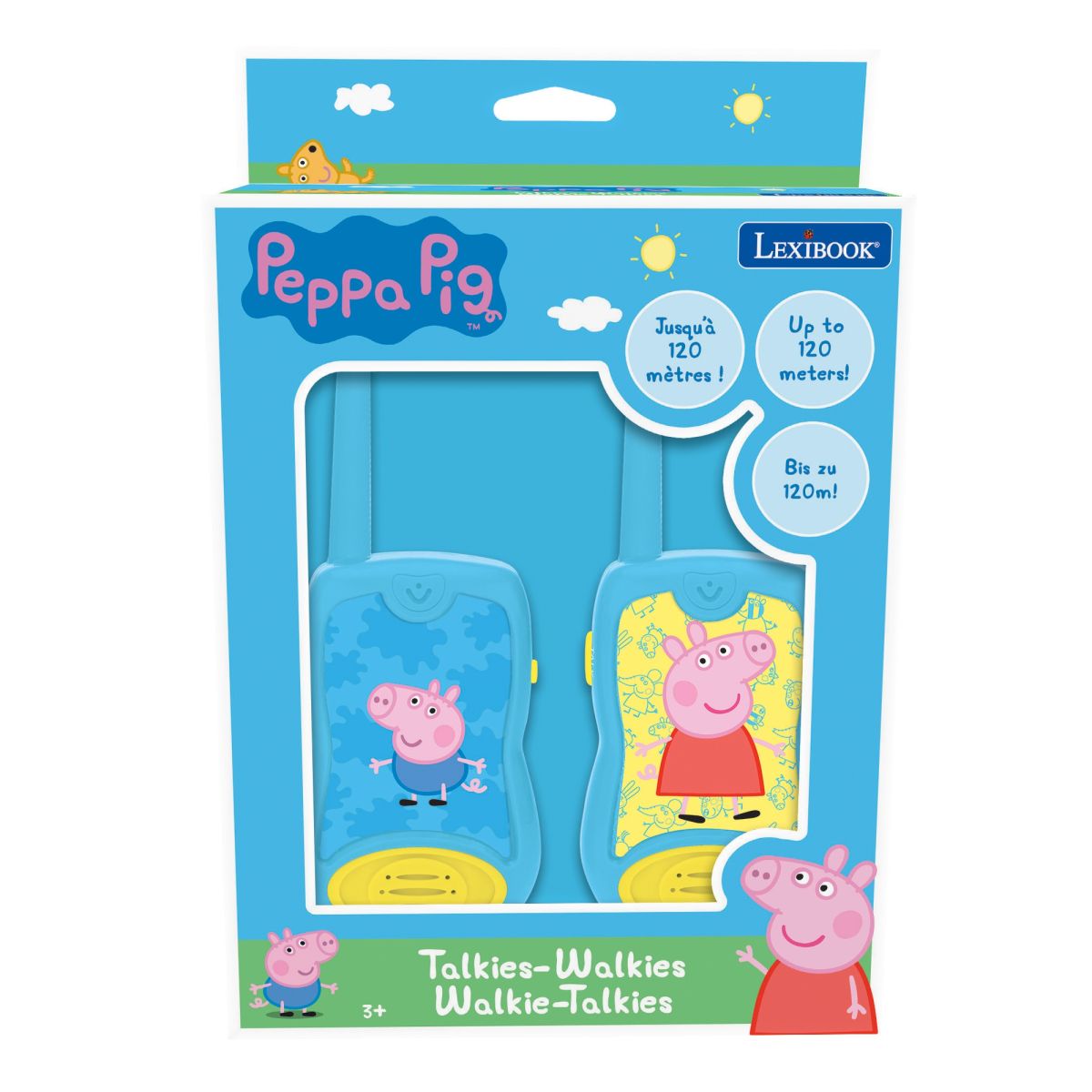 Lexibook Vysílačky Prasátko Peppa s dosahem 200 m
