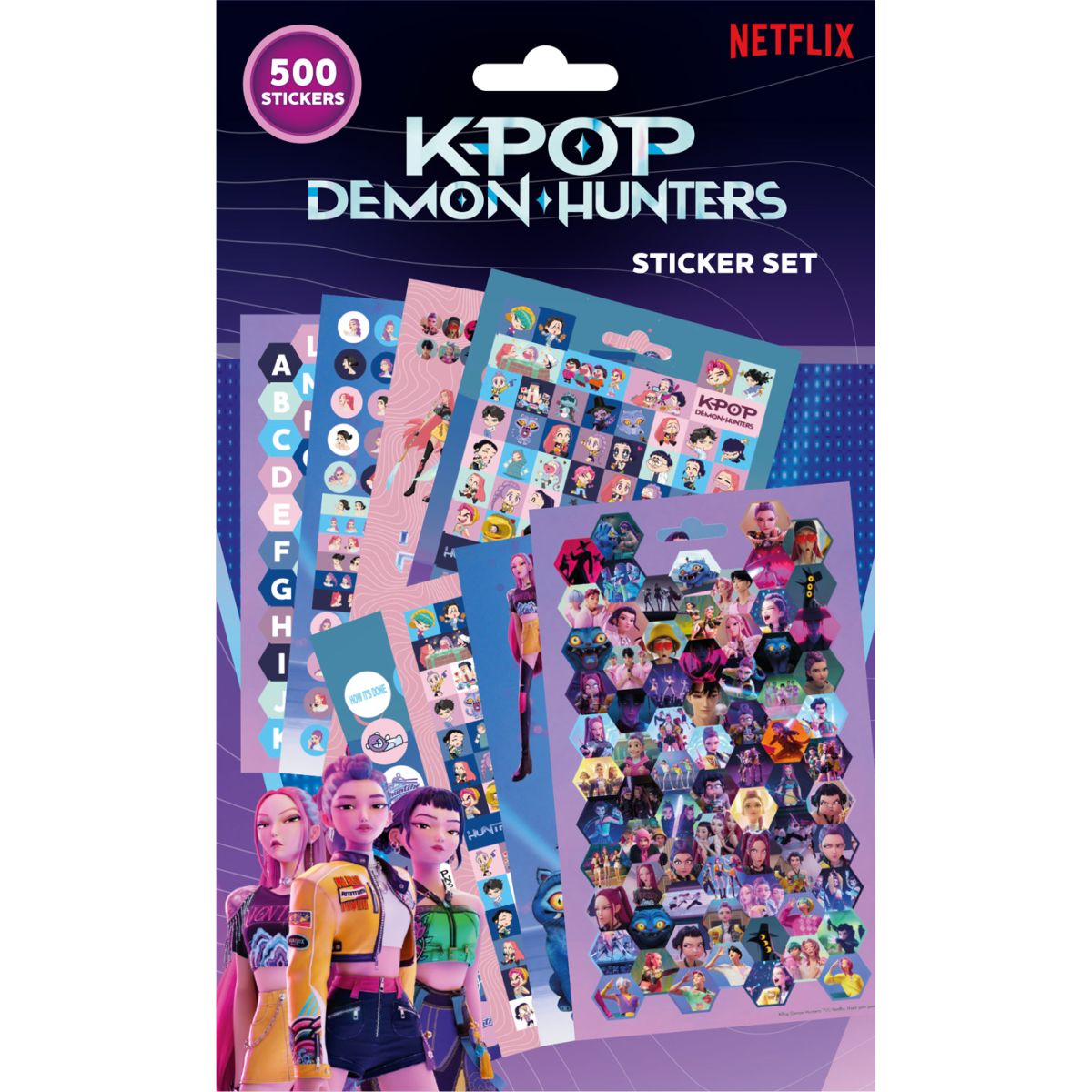 Pyramid International K-pop Demon Hunters set samolepek 500 ks
