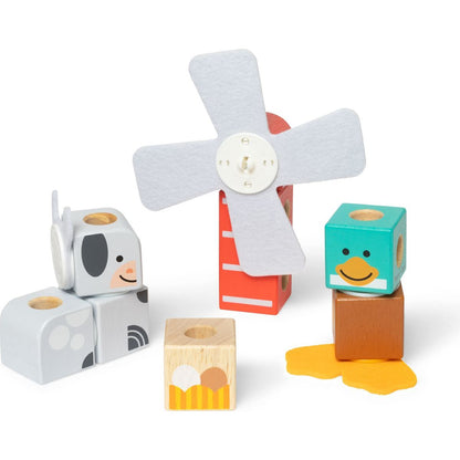 Melissa & Doug blockables stavebnice farma