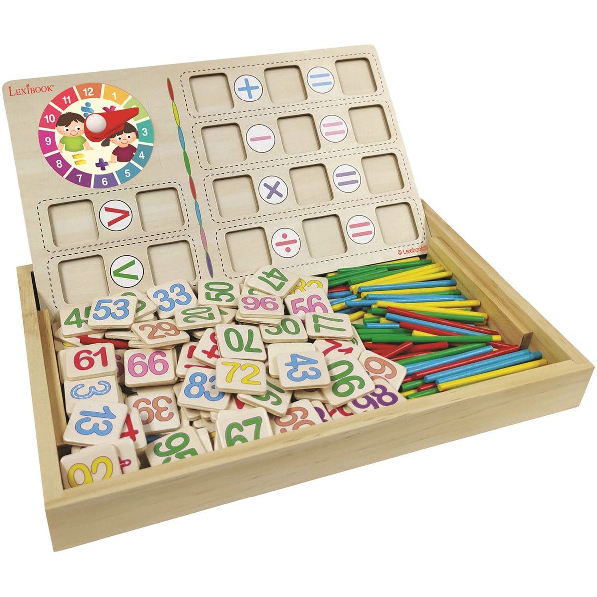 Lexibook Matematická dřevěná škola Bio Toys