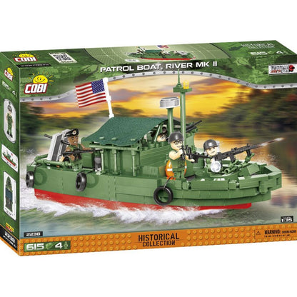 Cobi 2238 Vietnam War Patrol Boat River MK II 615 dílků